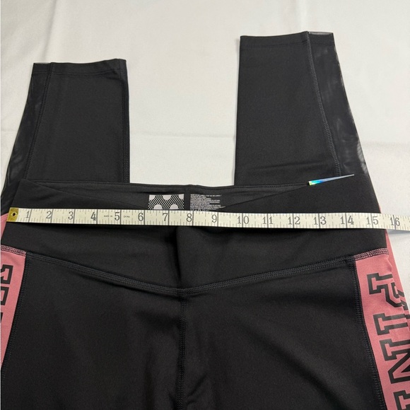 Victoria's Secret Black and Pink Leggings Sleek Design - Picture 7 of 7